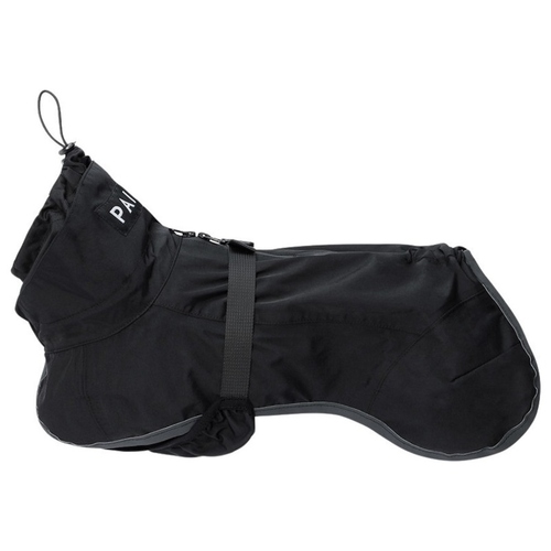 PAIKKA Hunde Regenmantel wärmend "Recovery Raincoat" schwarz