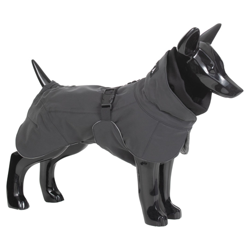 PAIKKA Hunde Winter-Jacke reflektierend "Visibility" grau/dark