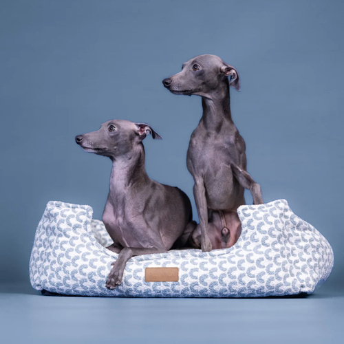 PAIKKA Hundebett Treasure blau, Maße: 110 cm x 80 cm