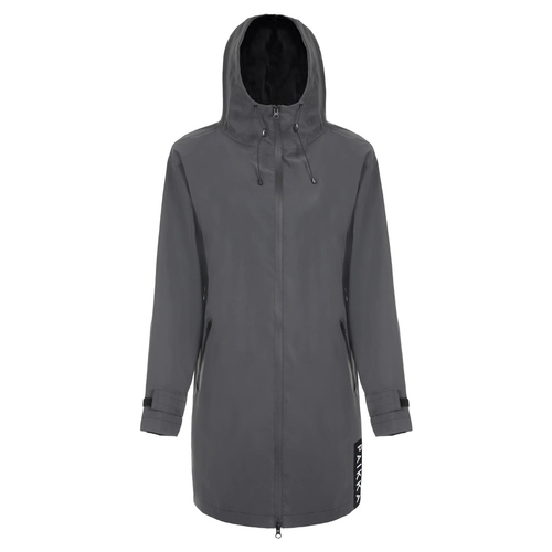 PAIKKA Regenmantel für Zweibeiner reflektierend Damen "Human Visibility Raincoat" dark