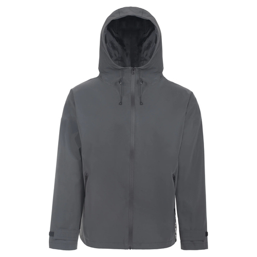 PAIKKA Regenmantel für Zweibeiner reflektierend Unisex "Human Visibility Raincoat" dark