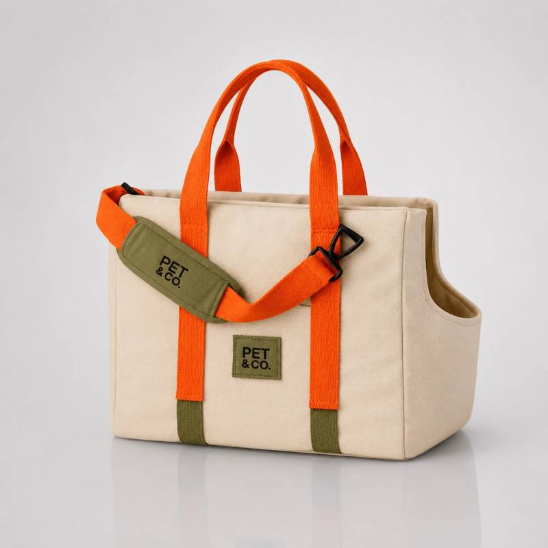 PET & Co. Bruno Luxury Hundetasche Creme | Stilvoll & Funktional | PET & Co.