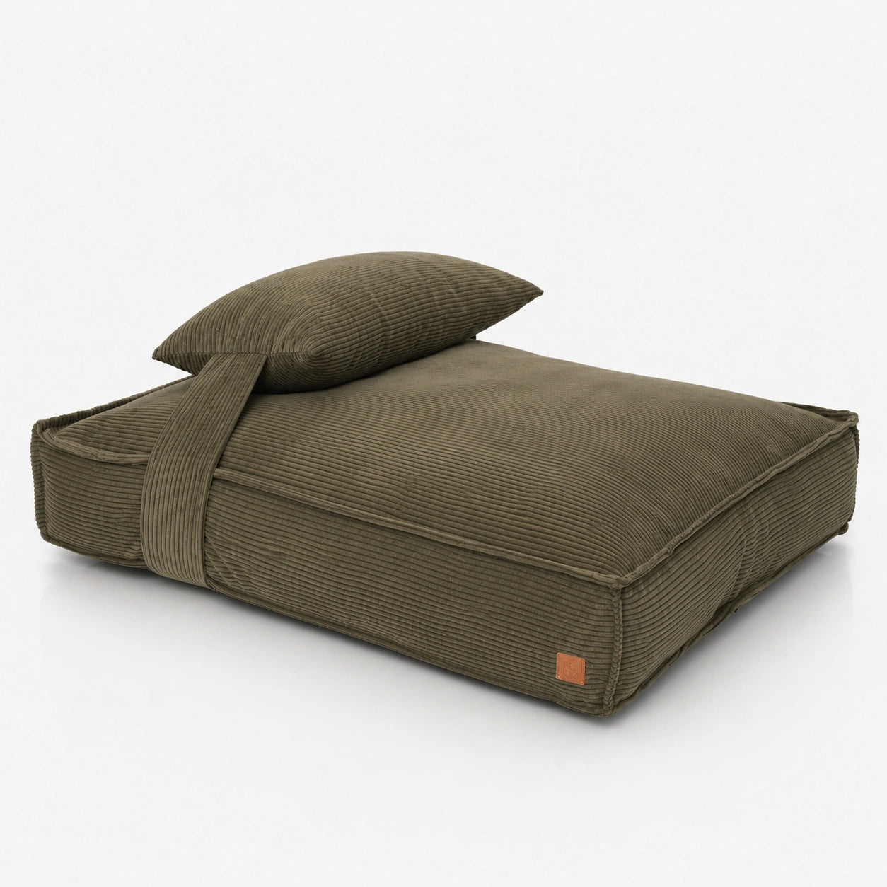 PET & Co. Cordi Luxury Hundebett Khaki L | Orthopädisch & Waschbar | PET & Co.