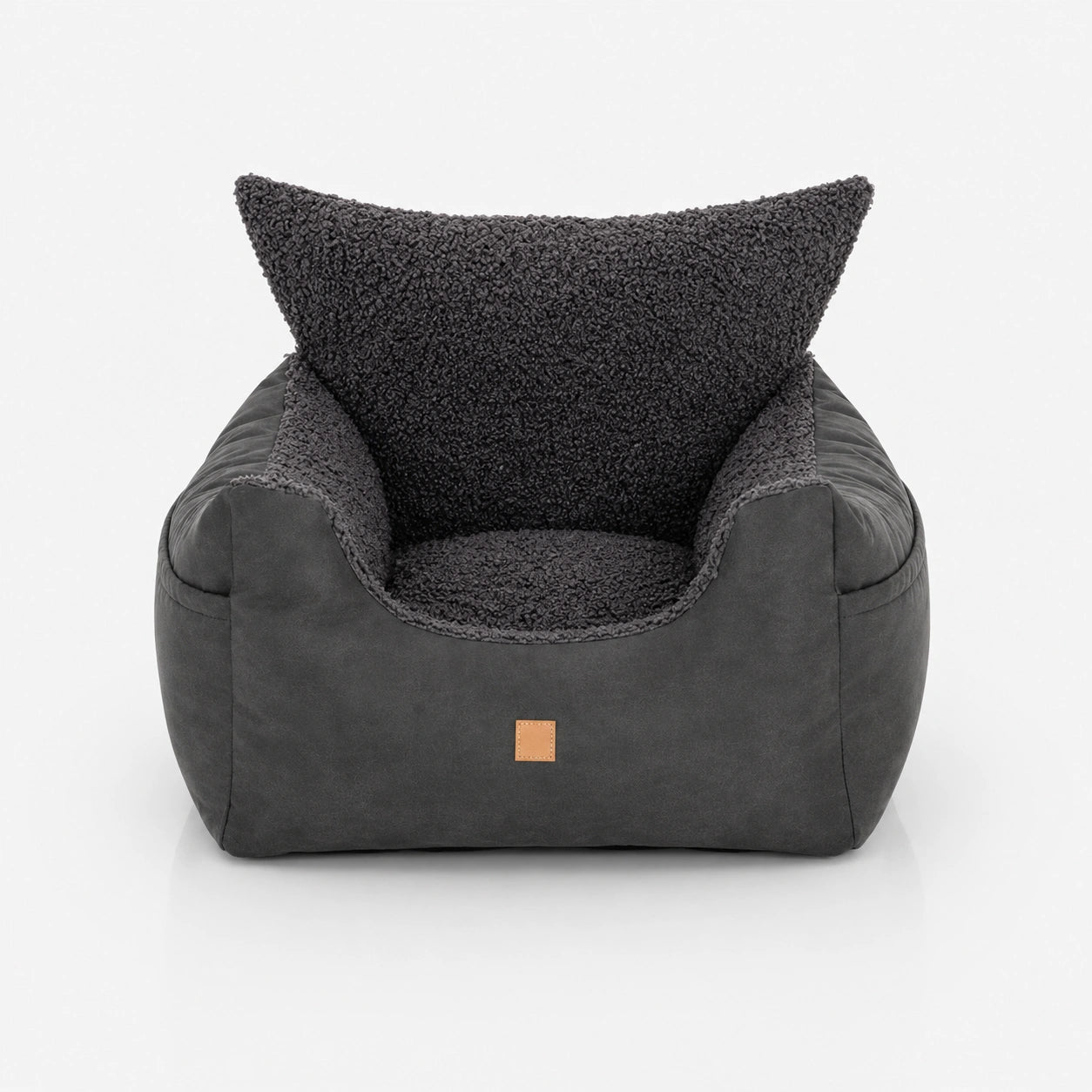 PET & Co. Harry Luxury Hundeautositz Schwarz | Sicher, Orthopädisch & Einfach zu befestigen | PET & Co.