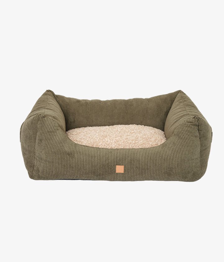 PET & Co. Kingston Luxury Hundebett Khaki | Orthopädisch & Waschbar | PET & Co.