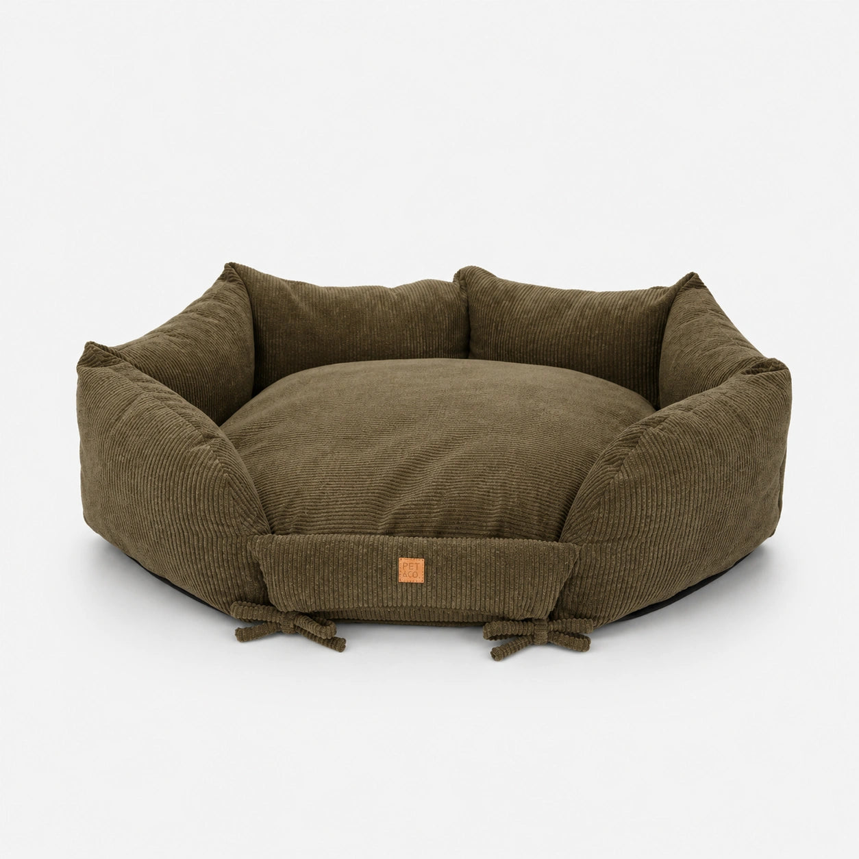 PET & Co. Ronny Luxury Hundebett Khaki L | Orthopädisch & Waschbar | PET & Co.
