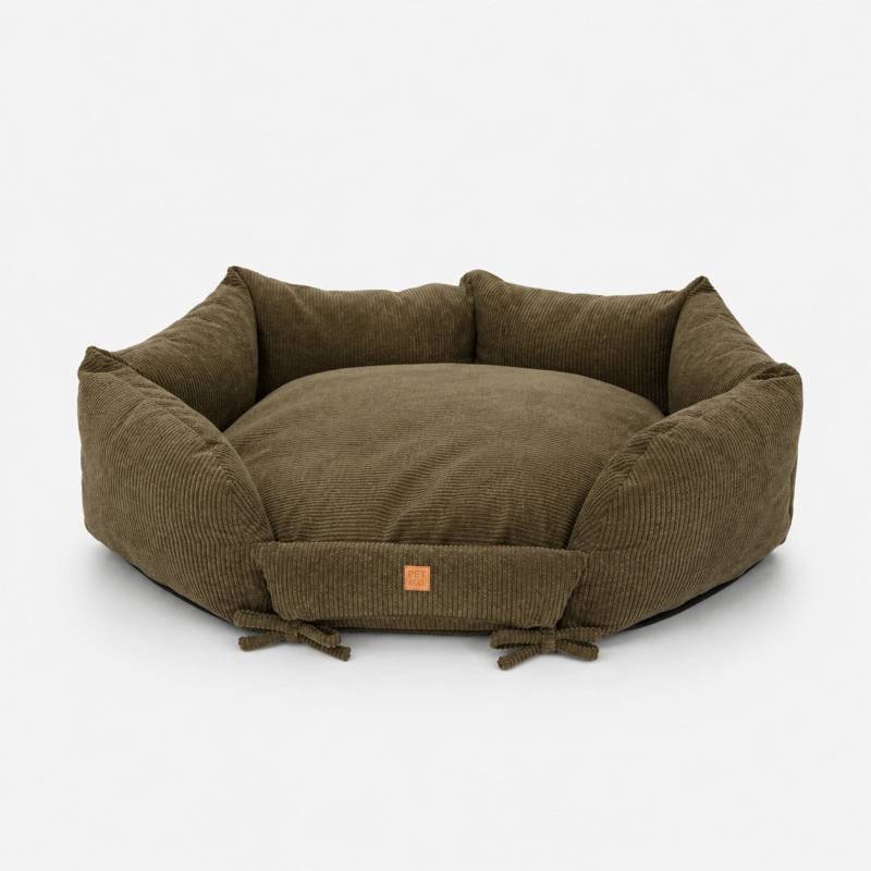 PET & Co. Ronny Luxury Hundebett Khaki L | Orthopädisch & Waschbar | PET & Co. PET & Co. Ronny Luxury Hundebett Khaki L | Orthopädisch & Waschbar | PET & Co.