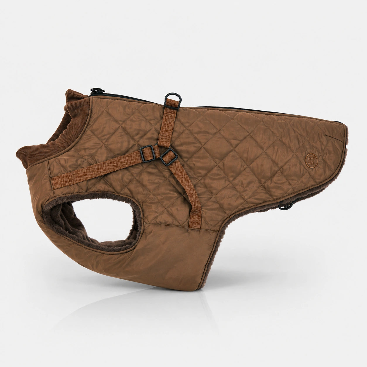 PET & Co. Ruby Luxury Hundemantel mit Geschirr | 10.000mm Wassersäule & Geschirr inklusive | PET & Co.