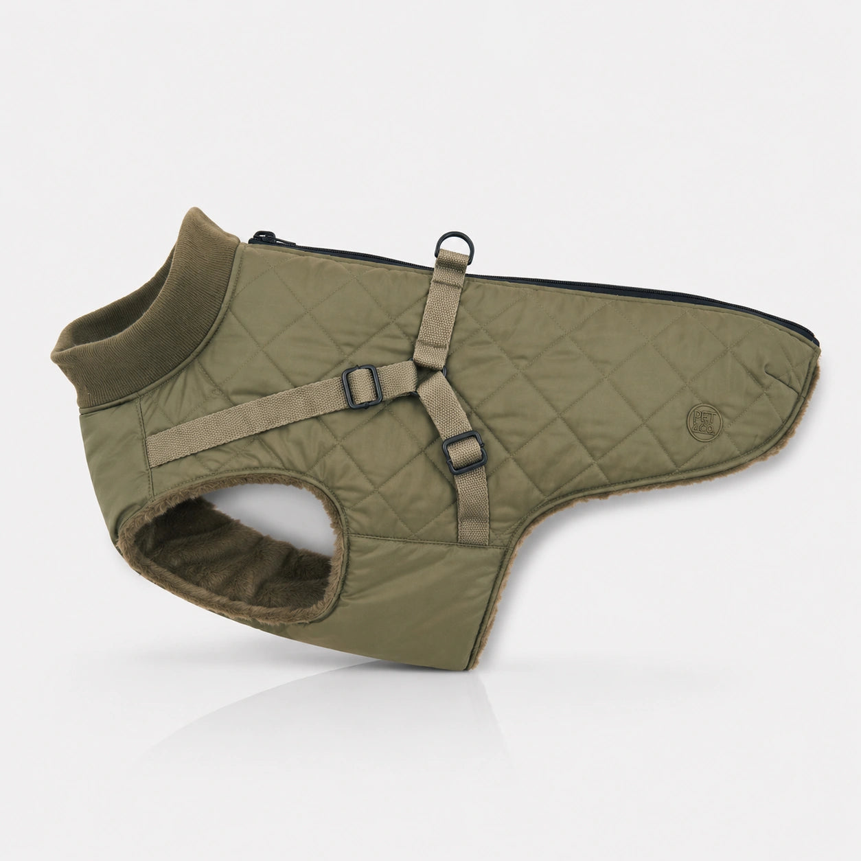 PET & Co. Ruby Luxury Hundemantel mit Geschirr | 10.000mm Wassersäule & Geschirr inklusive | PET & Co.