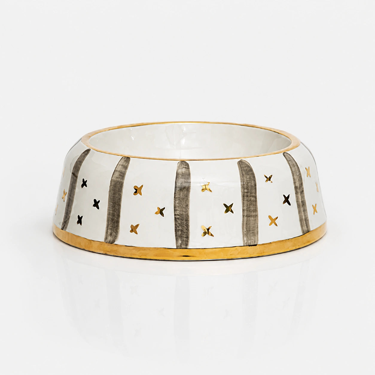 PET & Co. Yummy Luxury Hundenapf | 18K Gold-Rand & Made in Italy | PET & Co.