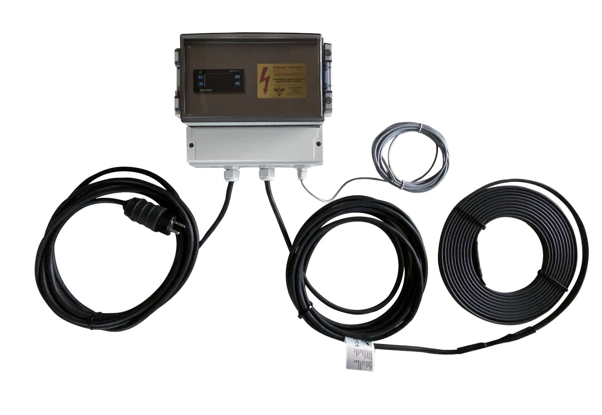 PROFI Digital Teichheizkabel - Set für Garten - u. Koiteiche Teichheizung Heizband für 3.000 bis 60.