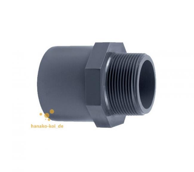 PVC-Gewindestück d 25/32 x 1/2" außen