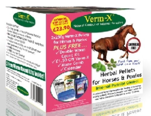 Paddocks Farm Verm-X Pellets for Horses 2 X 250g Promotional Pack von Paddocks Farm Partnership LTD