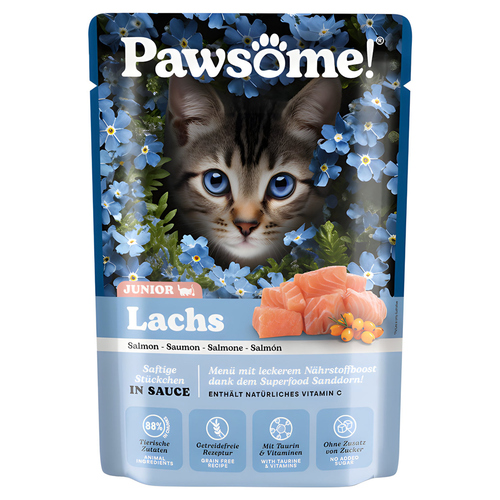 Pawsome Kitten Lachs 85 g