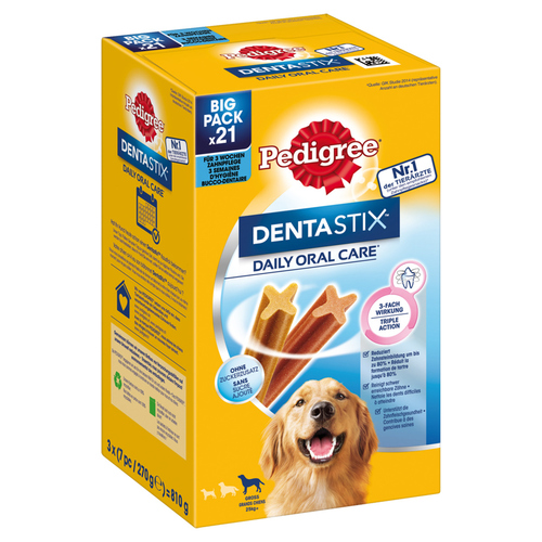 Pedigree DENTASTIX™ Daily Care Multipack für große Hunde 4 x 21 Stück