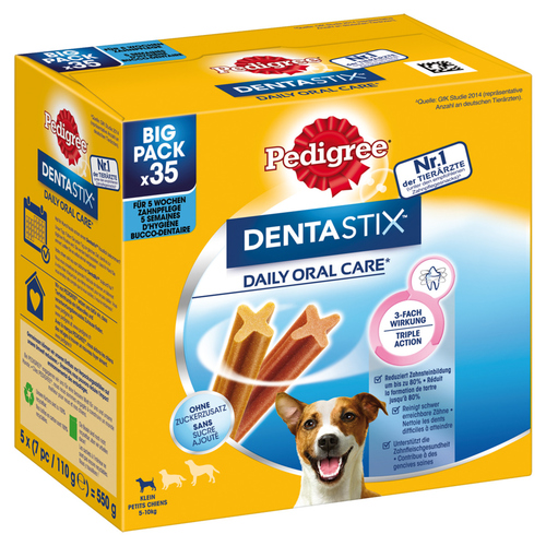 Pedigree DENTASTIX™ Daily Care Multipack für kleine Hunde 4 x 35 Stück