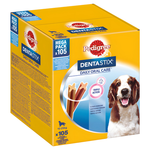 Pedigree DENTASTIX™ Daily Care Multipack mittelgroße Hunde - 105er Pack