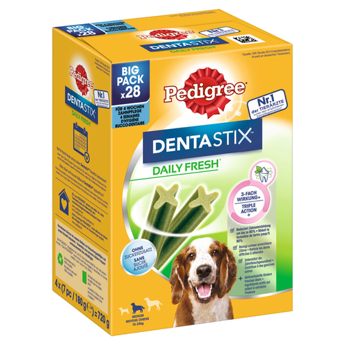 Pedigree DENTASTIX™  Daily Fresh Multipack große Hunde 4 x 21 Stück