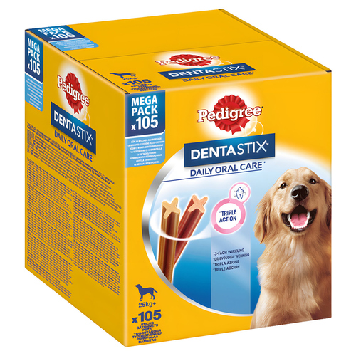 Pedigree DENTASTIX™ Daily Care Multipack große Hunde - 105 Stück Pedigree DENTASTIX™ Daily Care Multipack große Hunde - 105 Stück