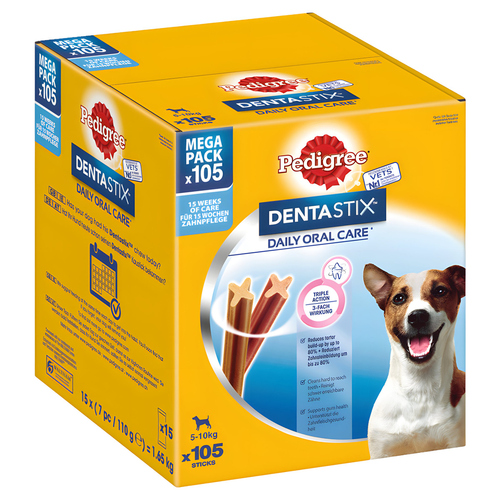 Pedigree Denta Stix Daily Care Multipack kleine Hunde - 105 Stück