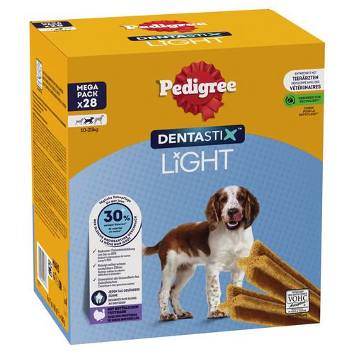 Pedigree DENTASTIX™ Light Multipack für mittelgroße Hunde 28 Stück