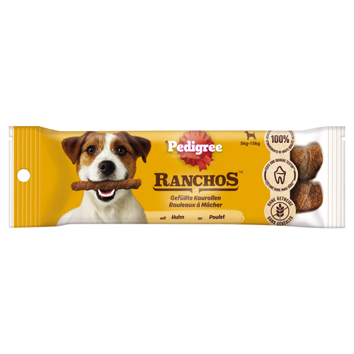 Pedigree RANCHOS™ Gefüllte Kaurolle Huhn Mini 80 g - 15 Stück