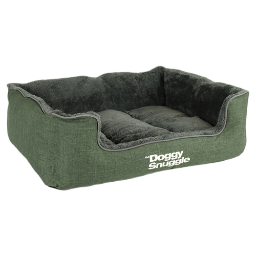 Pet-Joy Products Hundebett Doggy Snuggle dunkelgrün, Größe: L