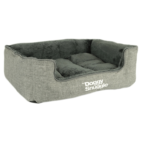 Pet-Joy Products Hundebett Doggy Snuggle hellgrau, Größe: S