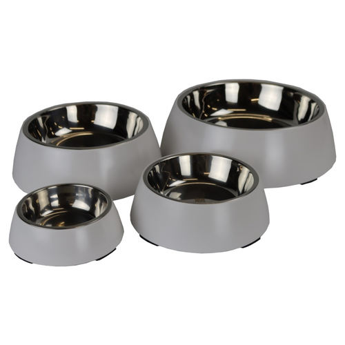 Pet-Joy Products Hundenapf DoggyBowl Metallic White, Größe: M