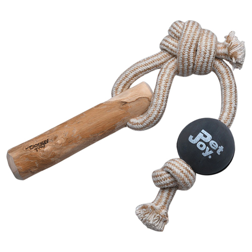 Pet-Joy Products Kauspielzeug DoggyToy Woodies N11 Kaffeewurzel
