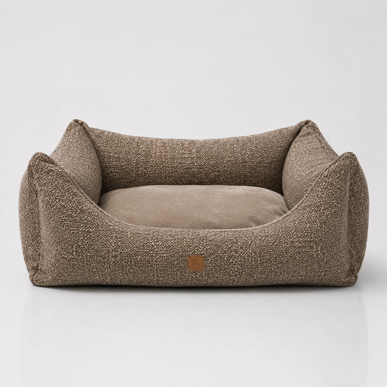 Pet&Co Hundebetten Orthopädisch Beige L (100×80×30 cm) | Luxus Komfortbett | Stilvoll & Langlebig