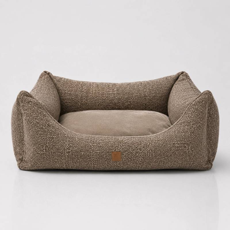 Pet&Co Hundebetten Orthopädisch Beige L (100×80×30 cm) | Luxus Komfortbett | Stilvoll & Langlebig