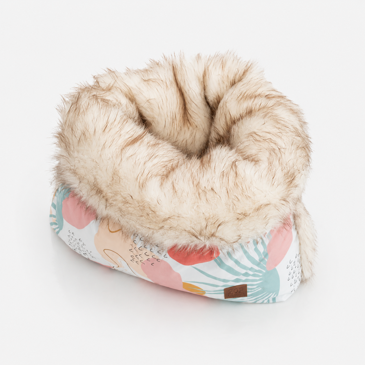 Pet&Co | Luxus Kuschelleinwand Teddyfell M (60×75×15 cm) | Flauschiger Kuschelsack & Hundebett | Waschbar