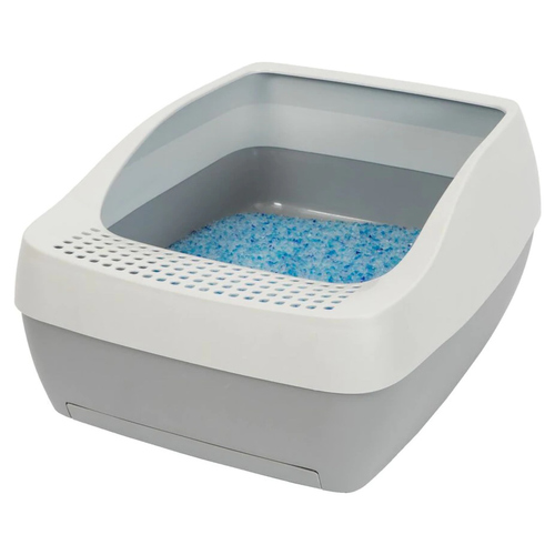 PetSafe Katzentoilette Deluxe mit Kristall-Katzenstreu