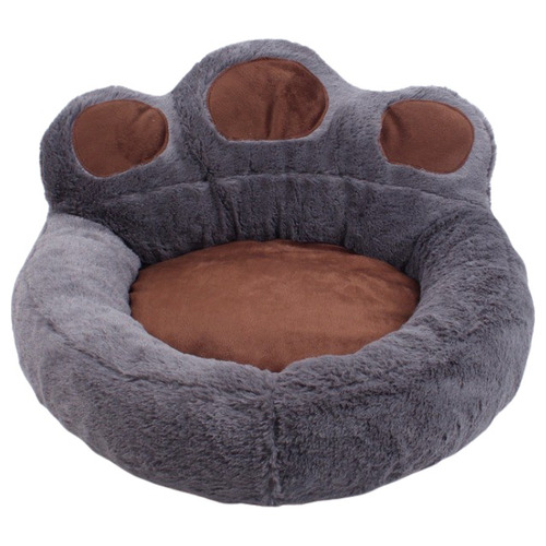 Pettimania Hundebett Pfote grau, Maße: 40 x 45 cm