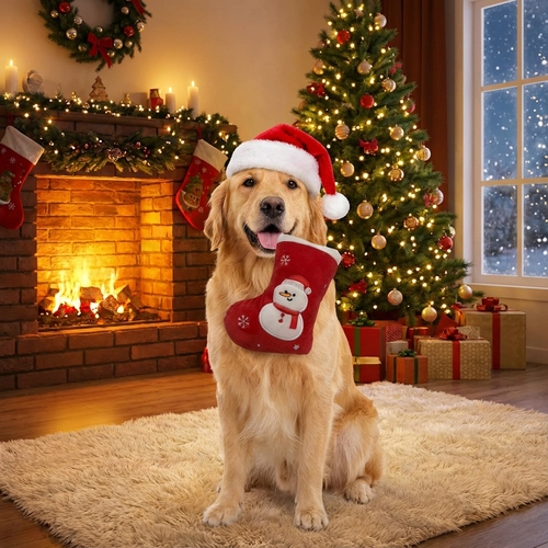 Pettimania Weihnachtssocke Schneemann aus Plüsch Pettimania Weihnachtssocke Schneemann aus Plüsch