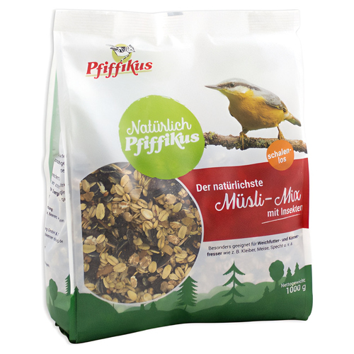 Pfiffikus Natürlich Müsli-Mix mit Insekten 1 kg