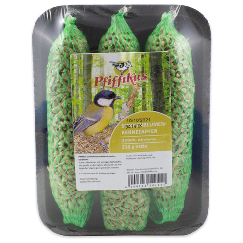 Pfiffikus Sonnenblumenkernzapfen - 3er Pack