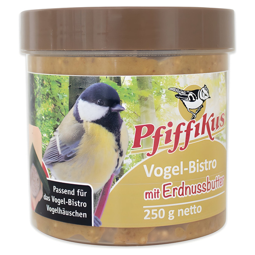 Pfiffikus Vogel-Bistro Erdnussbutter 250 g