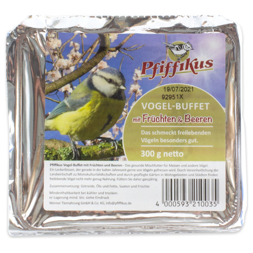 Pfiffikus Vogelbuffet Früchte & Beeren 300 g