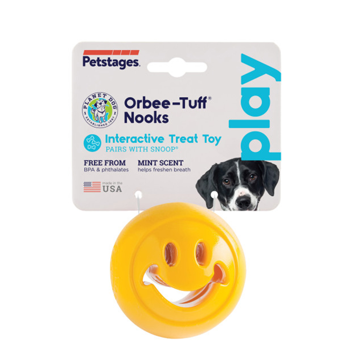 Planet Dog Nook Einsatz für Hundespielzeug Snoop gelb von Planet Dog