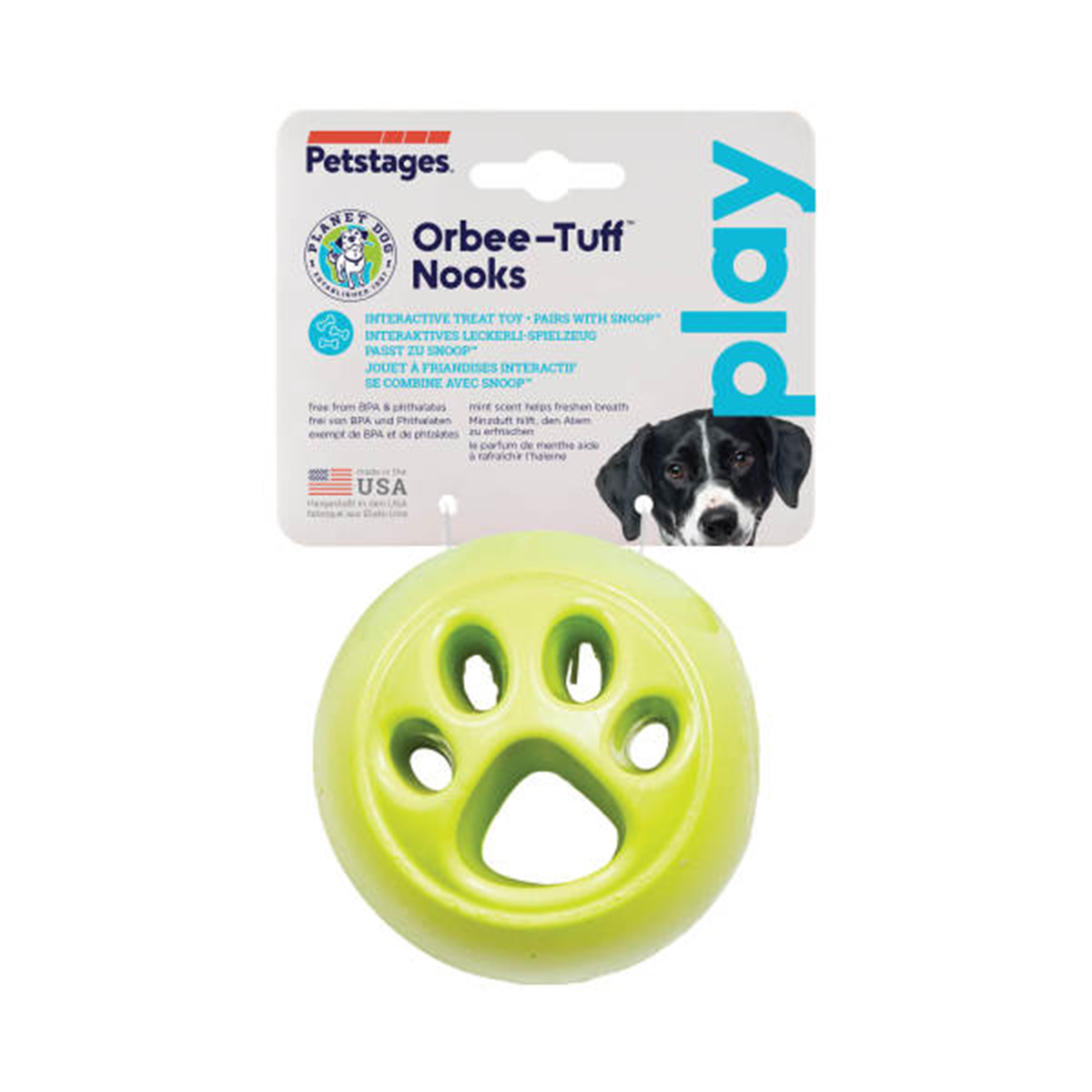 Planet Dog Nook Einsatz für Hundespielzeug Snoop grün von Planet Dog