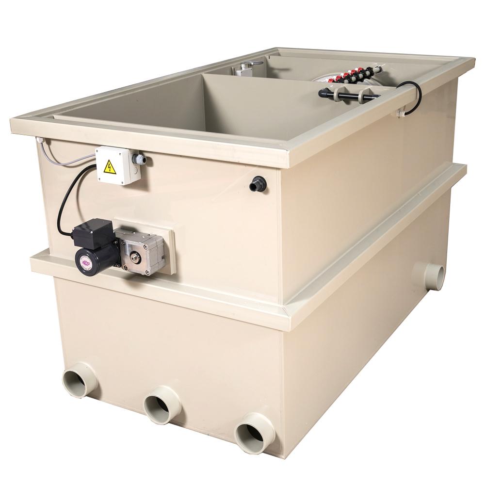Pondlife DVS Combi-Trommelfilter CL-65 incl. Spülpumpe gepumpte Version lange Version mit Hel-X