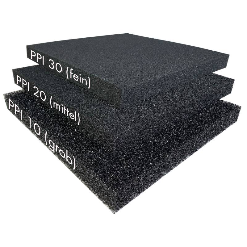 Pondlife Filterschaum schwarz 50x50x5 cm zur optimalen Verwendung als Filtermedium in Teichfiltern Pondlife Filterschaum schwarz 50x50x5 cm zur optimalen Verwendung als Filtermedium in Teichfiltern