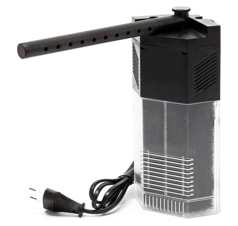 Pondlife JP-094 Aquariumpumpe Nano mit Eckfilter XL Aquarium Innenfilter 650l/h 7W