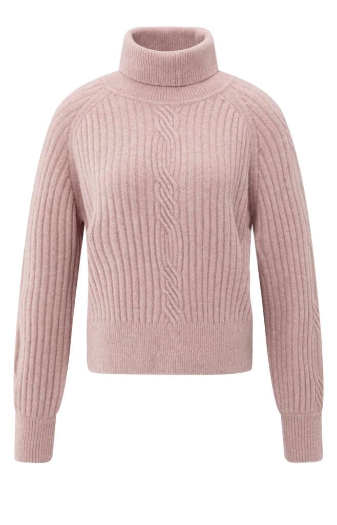 Pullover mit Zopfmusterdetail