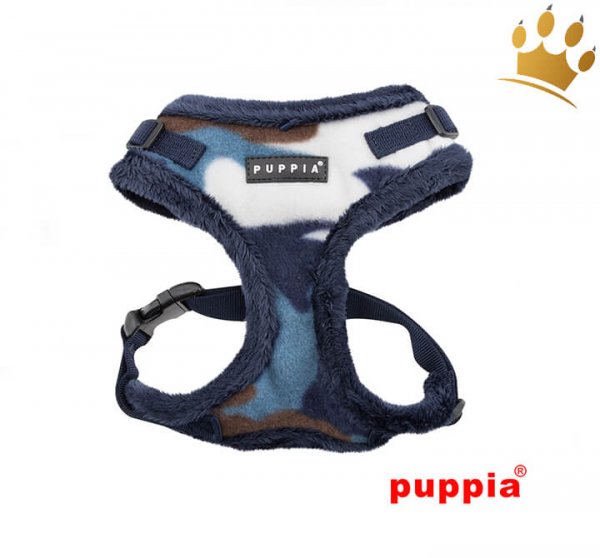 Puppia Softgeschirr Corporal Camouflage Blau
