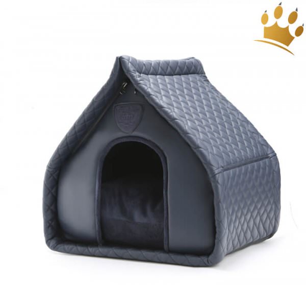 Puppyangel Hundehaus Quiltted Blau