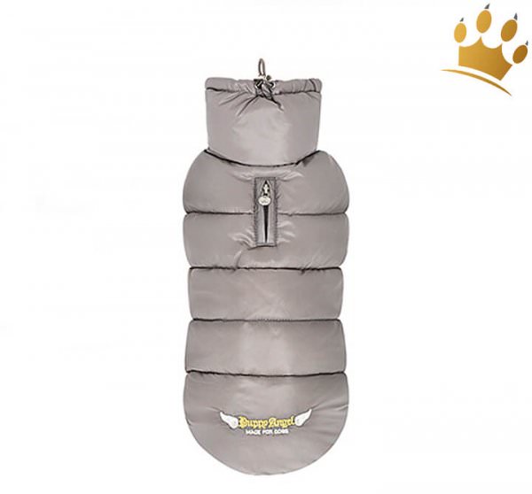 Puppyangel Hundemantel Love Faux Grau