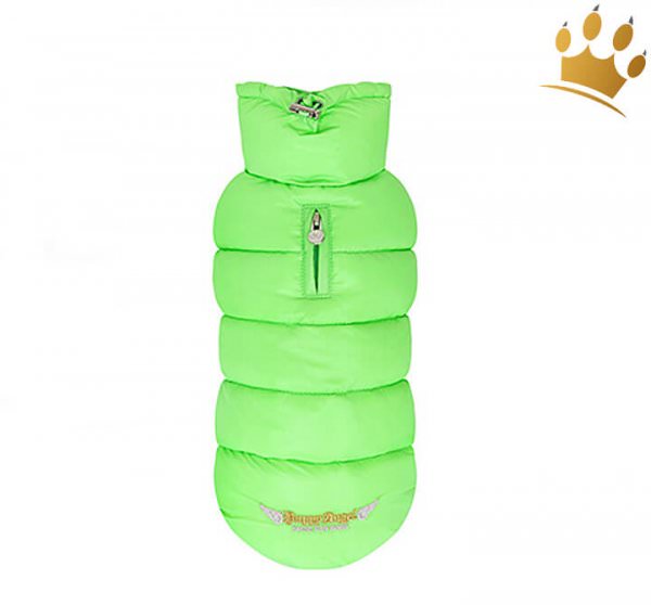 Puppyangel Hundemantel Love Faux Knallgrün